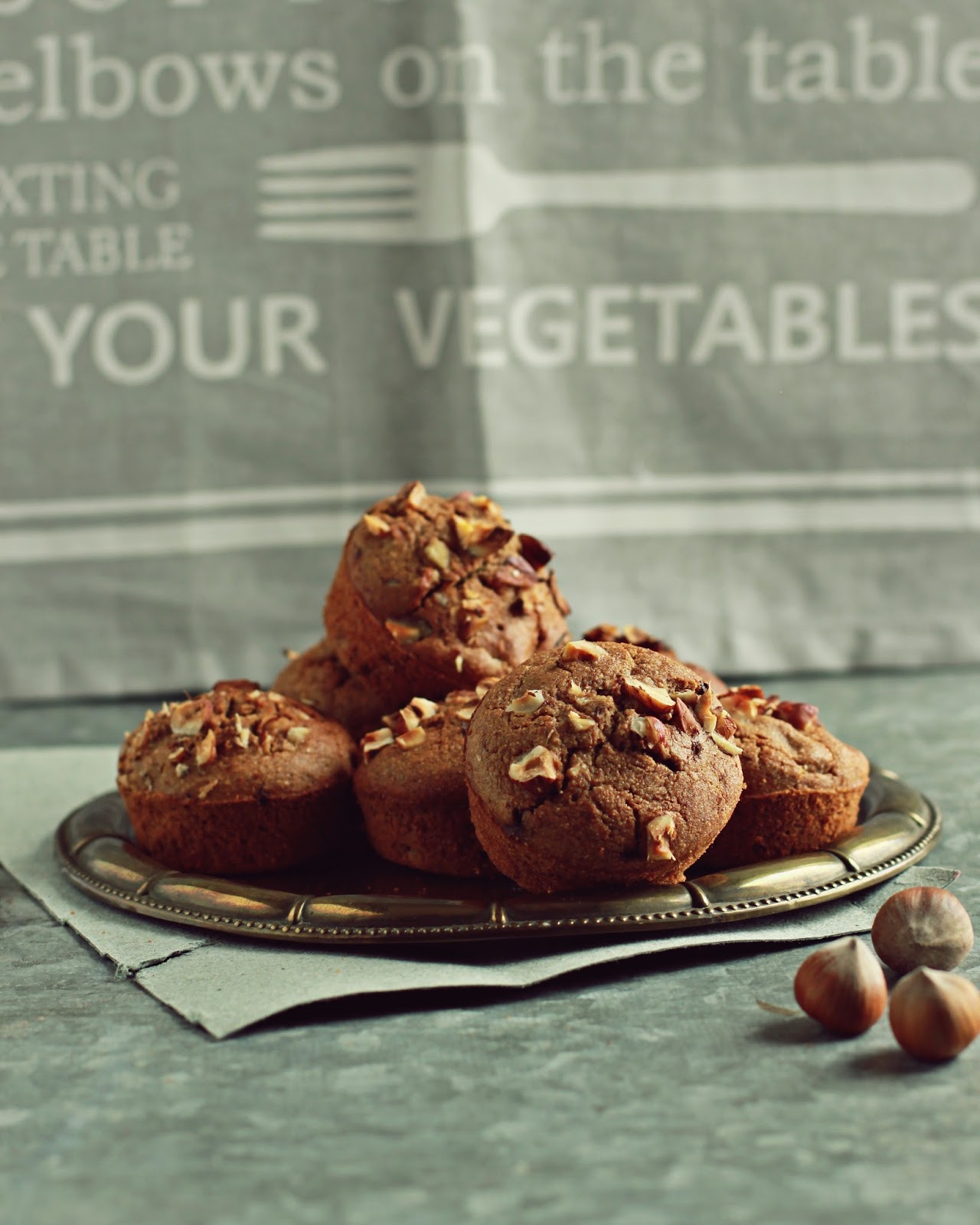 muffinki z gruszkami