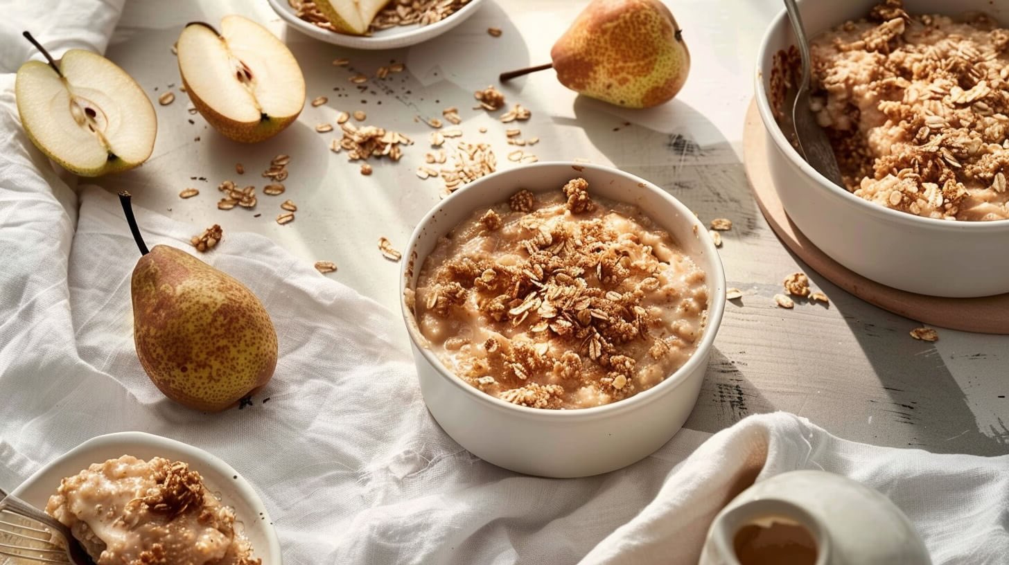 przepis-na-owsianka-jeczmienna-zapiekana-z-gruszkami-i-zurawina